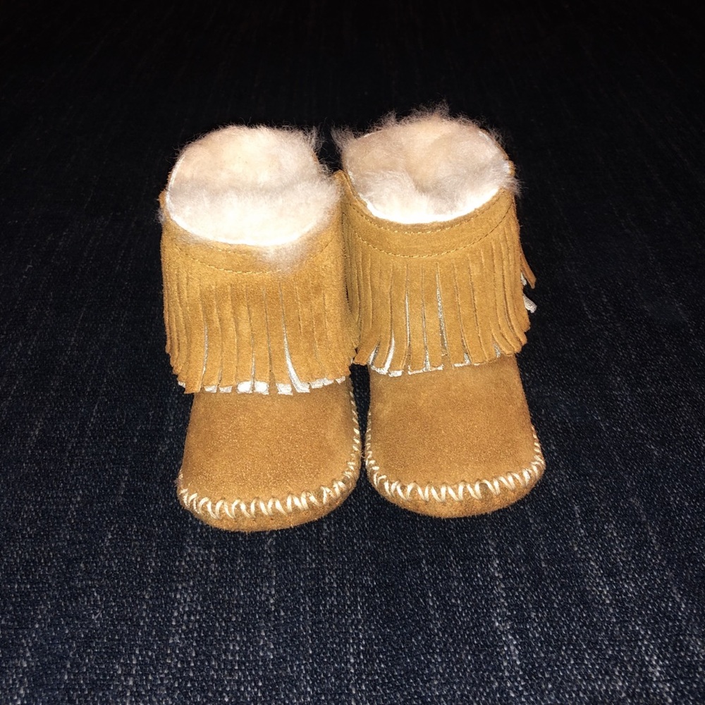 UGG Kids Branyon Fringe Boots